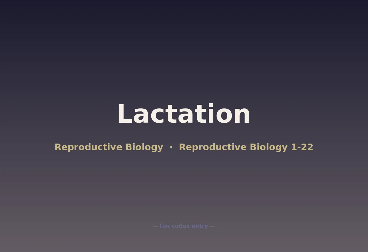 Lactation
