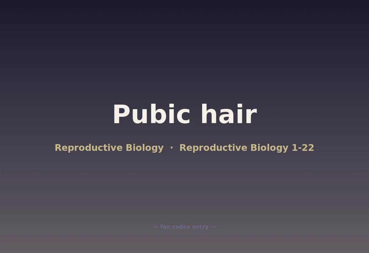 Pubic hair