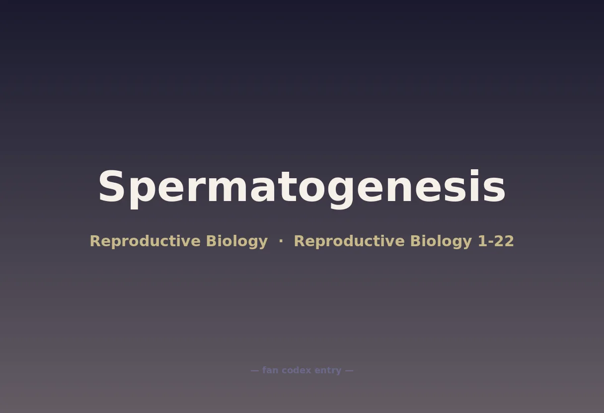 Spermatogenesis