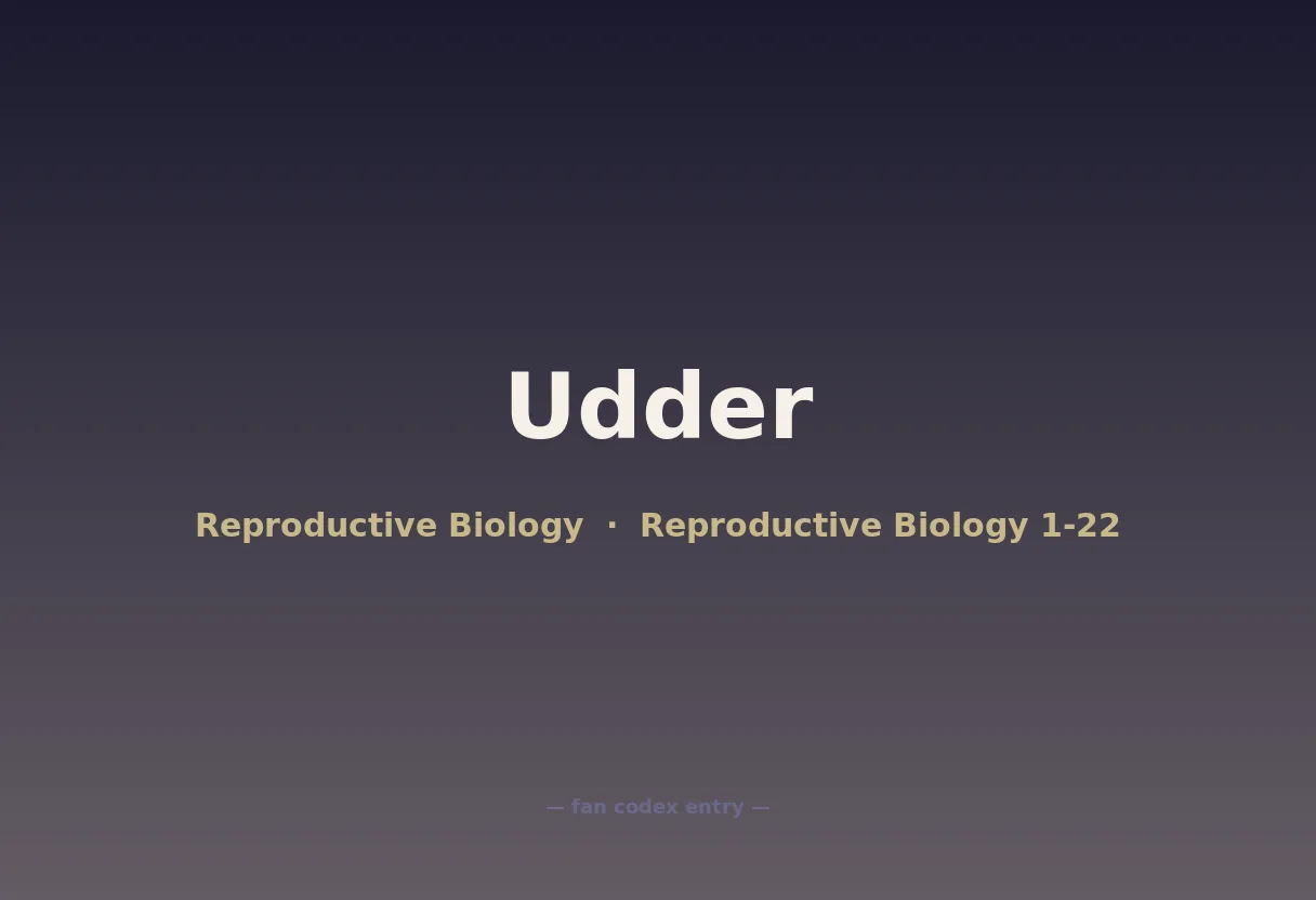 Udder